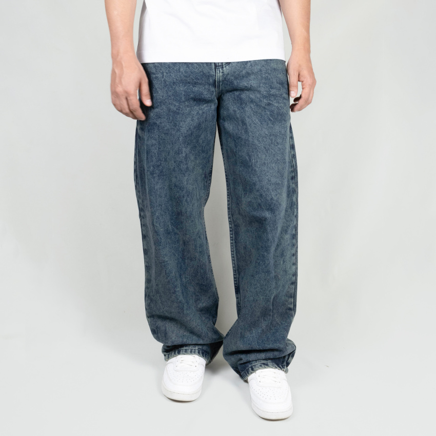 Jean baggy prelavado clásico