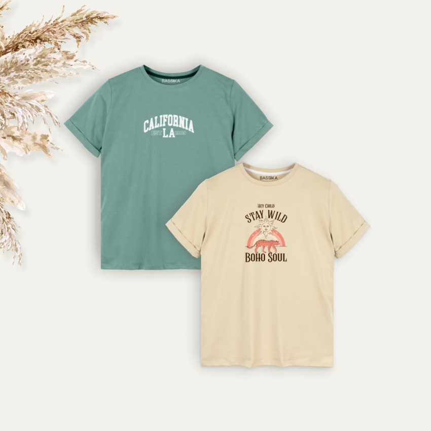 Combo de 2 Camisetas para mujer