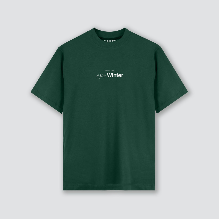 Camiseta premium estampada atrás AFTER WINTER