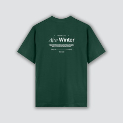 Camiseta premium estampada atrás AFTER WINTER