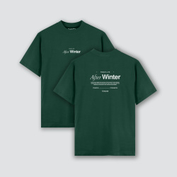 Camiseta premium estampada atrás AFTER WINTER