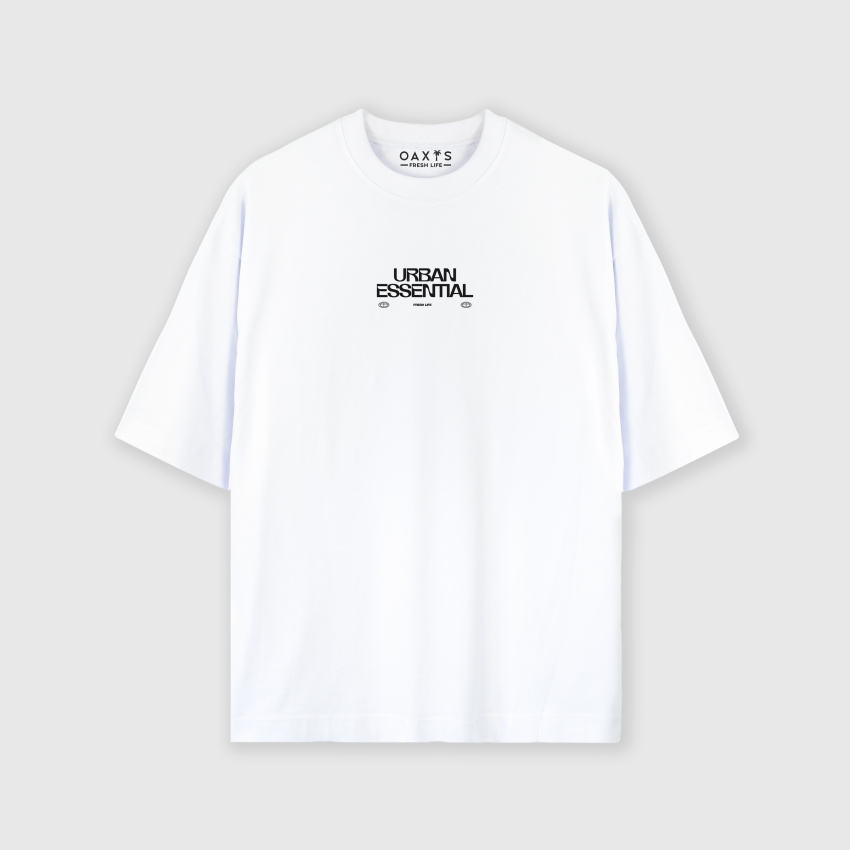 Camiseta oversize con estampado atrás URBAN ESSENTIAL