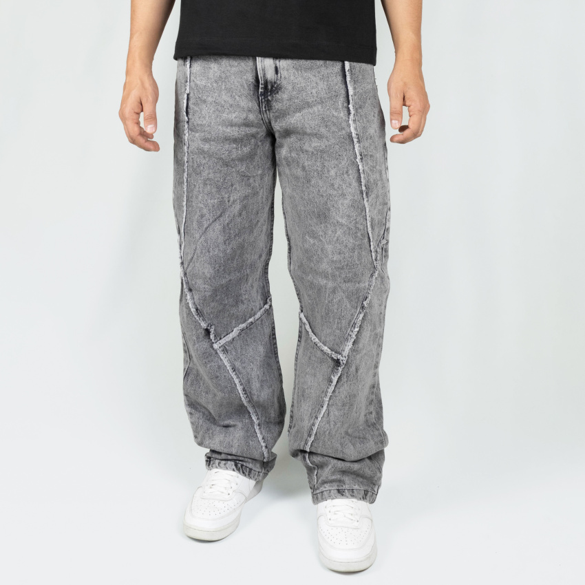 Jean baggy para hombre GRIS VINTAGE