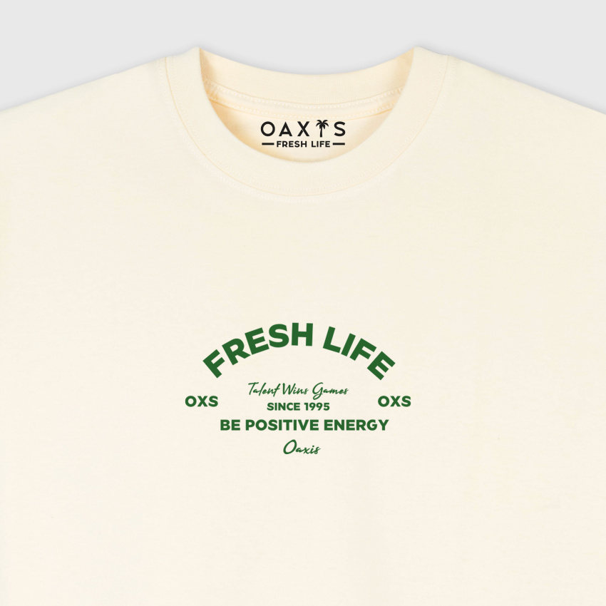 Camiseta para hombre regular BE POSITIVE