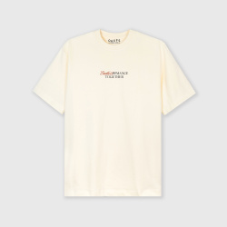 Camiseta regular fit con estampado atrás ROMANCE