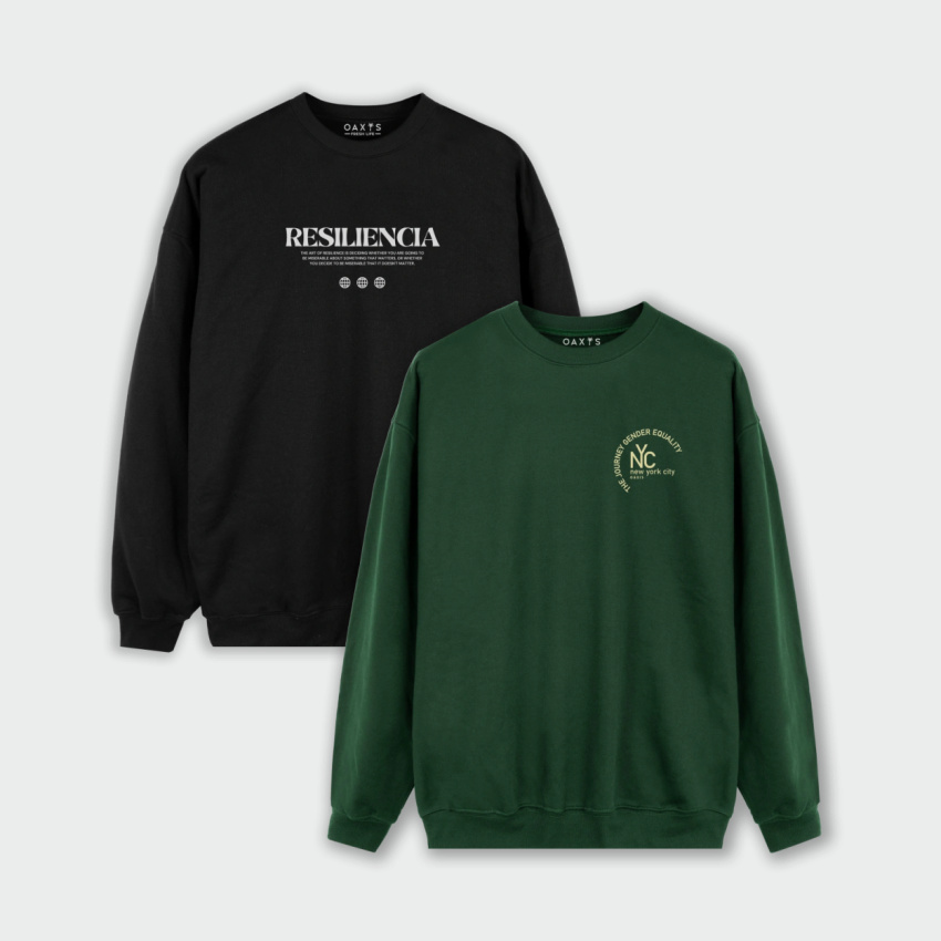 Combo de 2 buzos estampados