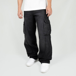 Combo cargo y camiseta oversize estampado