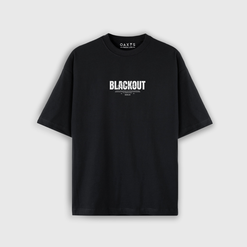 camiseta oversize BLACKOUT