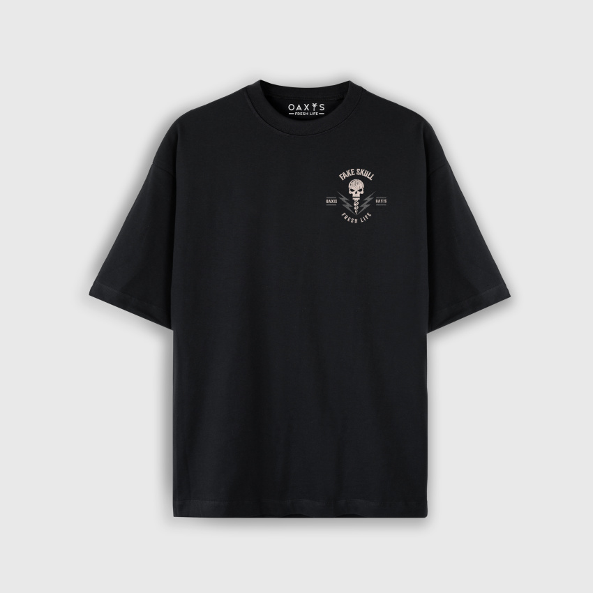 Camiseta oversize FAKE SKULL