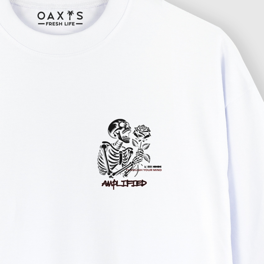 Camiseta oversize SKULL AMPLIFIED