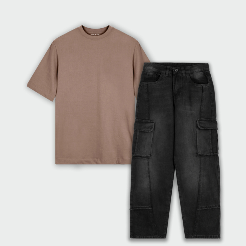 Combo de regular fit y jean básico