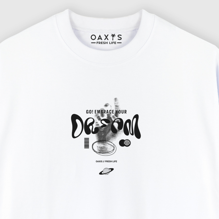  Camiseta oversize para hombre DREAM GO