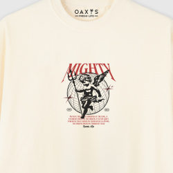  Camiseta oversize para hombre MIGHT 