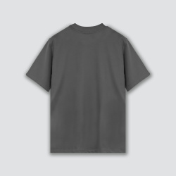 Camiseta premium oversize gris oscuro BÁSICA
