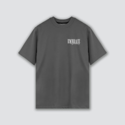 Camiseta oversize premium gris oscuro EMBRACE