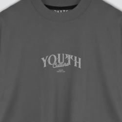 Camiseta oversize premium gris YOUTH CULTURE