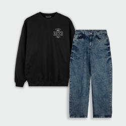 Combo de buzo y jean