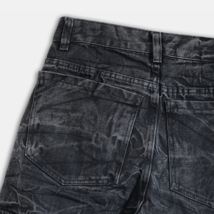 Jean cargo para hombre negro vintage
