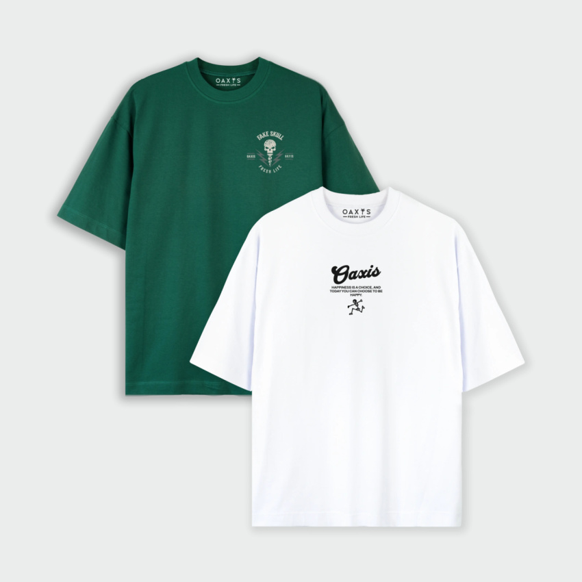 Combo de 2 Oversize Estampadas