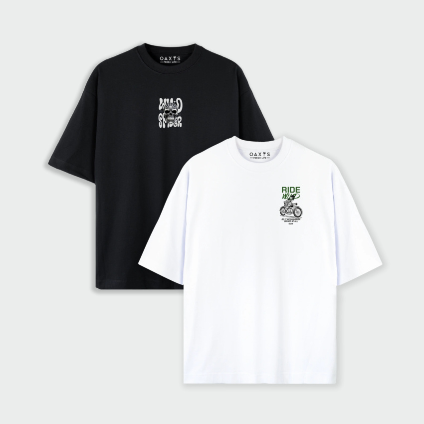 Combo de 2 Oversize Estampadas