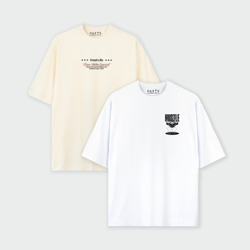 Combo de 2 Oversize Estampadas