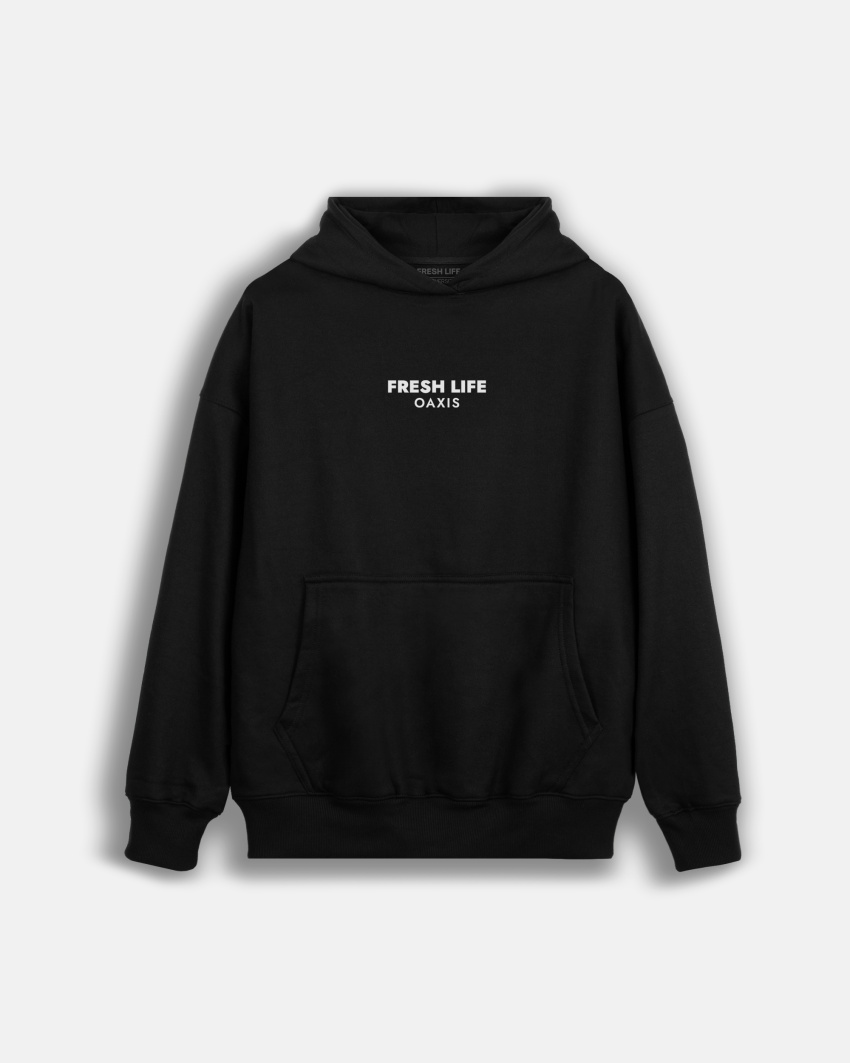 Buzo con chompa negro oversize